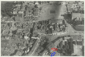 Fot. 5 Widok centrum Proszowic na zdjęciu z września 1939 r. (fot. ze zbiorów W. Nowińskiego)