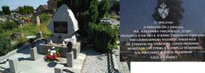 Odnowiony w 2020 r. pomnik powstańców poległych pod Wąsowem i Czernichowem, zlokalizowany na cmentarzu parafialnym w Igołomii (fot. W. Nowiński)
